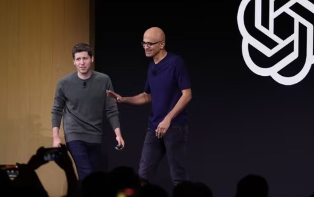  openai ceo sam altman को मिला Satya Nadella का साथ 